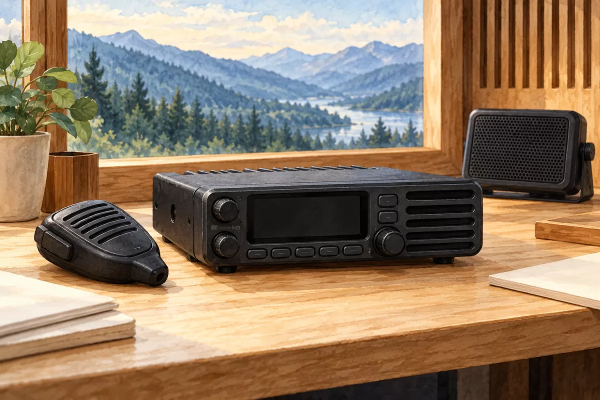 Авторская условная иллюстрация к теме «DM2600: Mic AGC и Intelligent Audio»; конкретная модель и состояние функции не показаны.